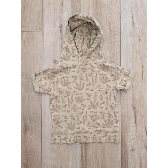 Kate Quinn Neutral Hooded Sweatshirt Tee - Picture 1 of 3